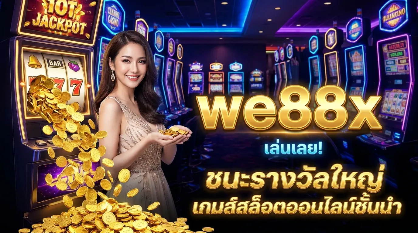 ภาพหน้าปกบทความ we88x: เว็บสล็อตที่ดีที่สุด พร้อมโปรโมชั่นสุดพิเศษ