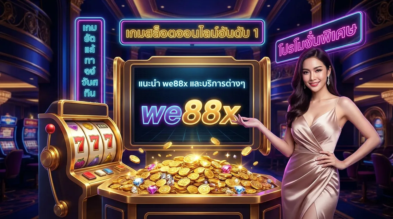ภาพประกอบหัวข้อ แนะนำเว็บ we88x และบริการที่มีให้