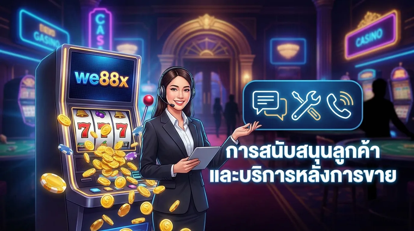 ภาพประกอบหัวข้อ การสนับสนุนลูกค้าและบริการหลังการขาย